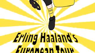Haaland joins Manchester City! #shorts #football #animation #mancity #realmadrid #barcelona #mufc.
