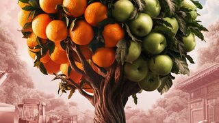 Revolutionizing Orchard Farming: Harvesting Orange and Green Apples from a Single Tree