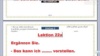 Deutsch lernen Lektion 22a