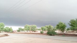 The weather before the rains