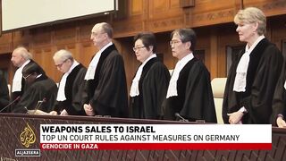 ICJ rejects emergency measures over German arms exports to Israel.