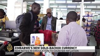Zimbabwe’s new gold-backed currency_ New notes in circulation to counter inflation.