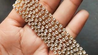 Diy Beautiful kundan Earrings ????????_Earrings making #