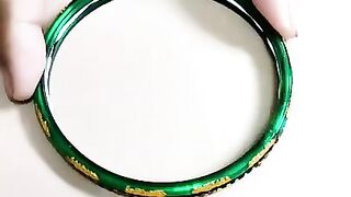 Silk thread bangles Making_