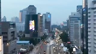 JAKARTA INDONESIA ???????? CITY THAT DOESN'T SLEEP. Video Drone Footage.