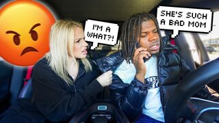 SAYING "SHE'S A BAD MOM" THEN LEAVING THE CAR!!