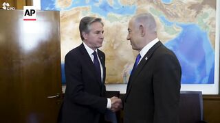Blinken meets Israeli PM Netanyahu in Jerusalem.
