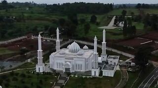 Masjid endan andansih Purwakarta #travel #dji #drone #pemandangan #masjid #purwakarta