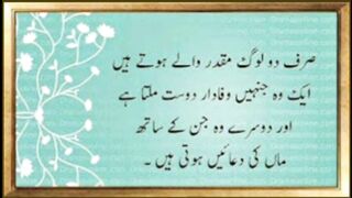 Only those who are destined are those who find a loyal friend