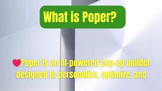 Poper Review | Boost Sales With AI Pop-Ups! | Lifetime Deal