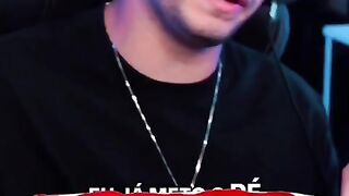 Coringa desabafando na live