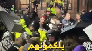 ثورة الربيع الغربي لنصرة غزة تتسع..اشتعلت في أمريكا ونارها وصلت باريس(