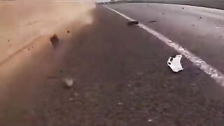 Here’s what Adrenaline sleep/crash looks like after a biker gets sideswiped