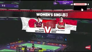 Komang Ayu Cahya DEWI (INA) vs Tomoka MIYAZAKI (JPN) BWF Thomas & Uber Cup Finals 2024