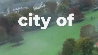 Drone view of Morning Fog Over Kilkenny