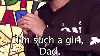 Boo’d for being a dad?  Comedian heckled for being a loving father. Payback is a bitch.