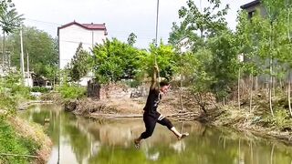 Jumping Water Splash # Funny Video