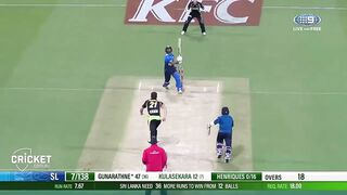 Relive an unbelievable final two overs australia vs Sri Lanka