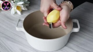 Sadece PATATES ve NİŞASTA. ????Balon Gibi Kabaran Ucuz ve Lezzetli Tarif.