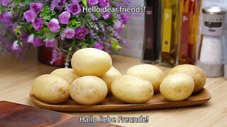 Better than fried potatoes! Delicious crispy hasselback potatoes in oven!