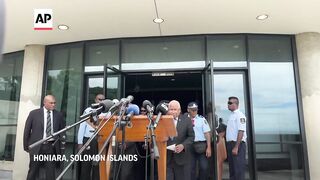 Solomon Islands lawmakers elect Jeremiah Manele as new prime minister.