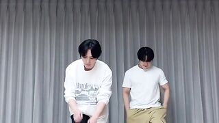 Cute guys dancing