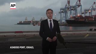 Blinken says Israel made 'important' compromises in cease-fire efforts, now up to Hamas.
