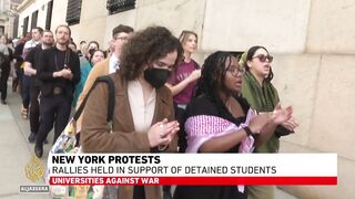 Anti-war Protests in US: Rallies held in New York to support detained students