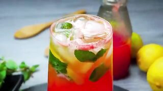 Sunset Mocktail Recipe  Sunrise Mocktail Summer Drink  Refreshing Watermelon & Orange Mocktail