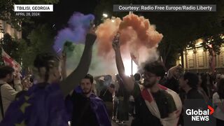 "I'm angry": Georgia's proposed "foreign agents" law sparks mass protests in Tbilisi