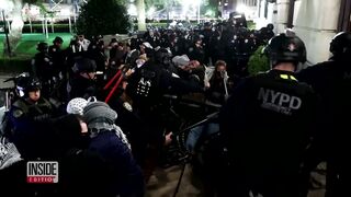 NYPD Clears Protesters From Columbia University