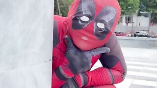 Spider Man Prank Deadpool voodoo power _shorts TikTok