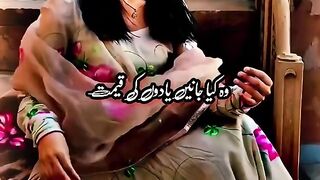 محبت دی شعر و شاعری  دی ویڈیووہ کیا جانے یادوں کی قیمت