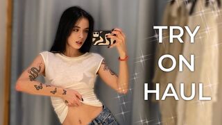 (2024) Transparent Haul with Karina | See through Try on