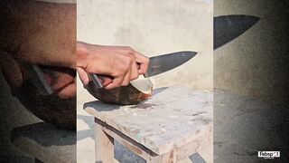 Cutting coconut red dragon ????