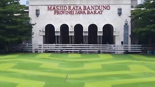 Masjid Raya Bandung via drone