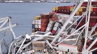 Container ship disaster