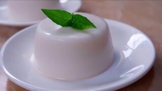 Coconut Milk Pudding #3 Ingredients Recipe #Thai dessert
