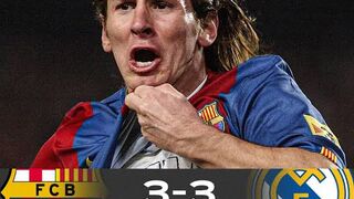 First Hat-trick Messi