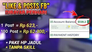 MAKE MONEY ONLINE :  GAMPANG DAPAT UANG, Cuma Like & Posting Di Facebook - Cara Dapat Uang Dari Internet.
