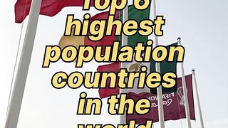 ✔????most populated country????#shorts #highpopulation _informational