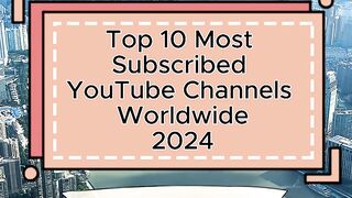 top 10 youtue subscriber channela