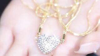 magnet heart necklace❤