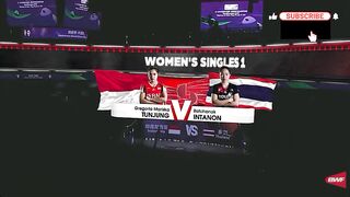 Gregoria Mariska TUNJUNG (INA) vs Ratchanok INTANON (THA) BWF Thomas & Uber Cup Finals 2024
