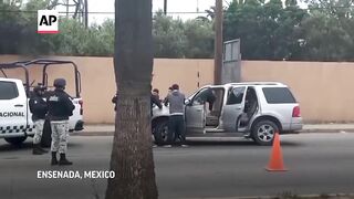 Mexican police carry out questionings in case of two Australians and American missing in Baja.