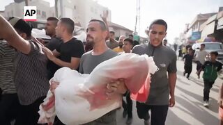 At least five killed in airstrike that hit central Gaza, including child.