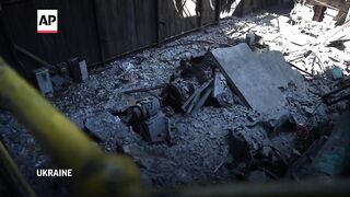 Ukrainian energy workers struggle to repair damage from strikes on energy grid.
