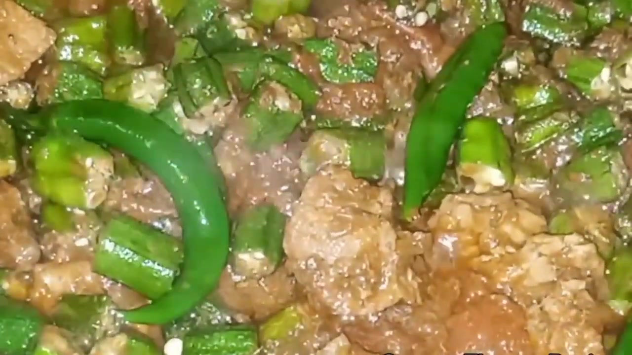 Bhindi Gosht Recipe _ PakistaniStyle Okra and Meat Curry by WOLFTECH
