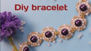 Diy beaded bracelet #howtomakebracelet