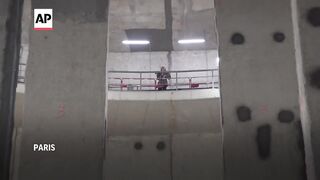 Paris inaugurates giant water storage basin to clean up the River Seine for Olympic swimming.